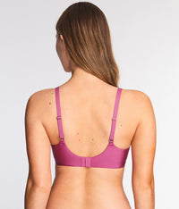 Simply Done T-Shirt Bra: Red Violet