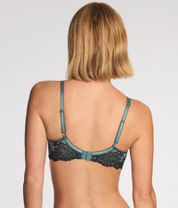 Modern Affair T-Shirt Bra: Silver Pine/Black