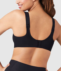 Simone Sport Underwire Bra: Black