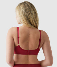 Retro Chic Full Figure Underwire Bra: Regina Red