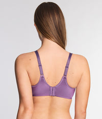 Basic Beauty Full Figure Seamless Underwire Bra: Italian Grape