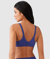 Basic Beauty Full Figure Seamless Underwire Bra: Skipper Blue