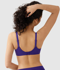 Inside Job™ Underwire Bra: Purple Indigo