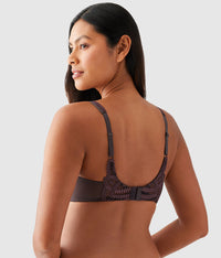 After Dark Balconette Bra: Raisin