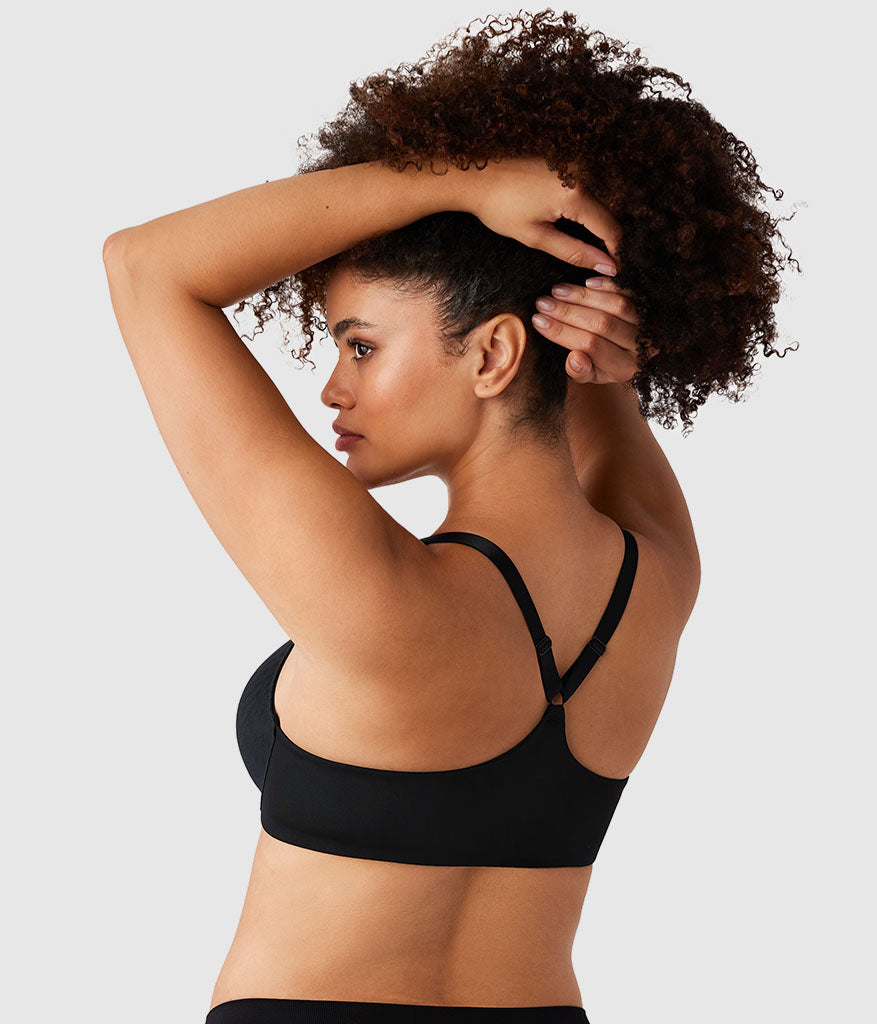 Elevated Allure Front Close Underwire Bra: Black – Wacoal