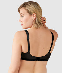 Shape Revelation® Uneven Underwire Bra: Black