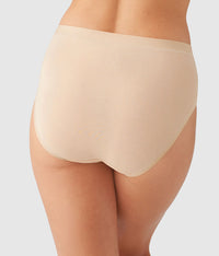 Understated Cotton Brief: Sand