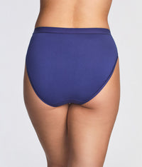 Understated Cotton Hi-Cut: Deep Cobalt