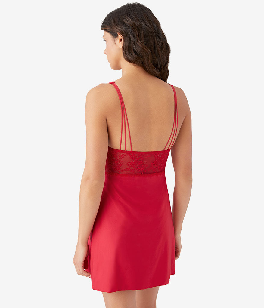 No Strings Attached Chemise: Crimson Red – Wacoal