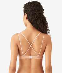 Lace Encounter Bralette: Rose Smoke