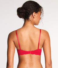 Untamed Demi Underwire Bra: Lipstick Red