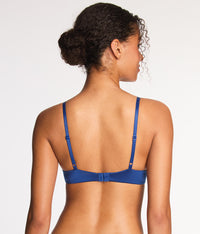 Undercover Wire Free T-Shirt Bra: Navy Sails