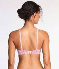 Future Foundation Wire Free T-Shirt Bra: Dusk Pink Dots