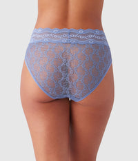 Lace Kiss Hi-Leg: Country Blue