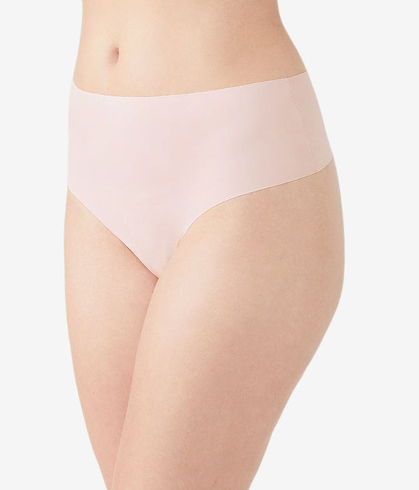 b.bare Hi-Waist Thong: Rose Smoke