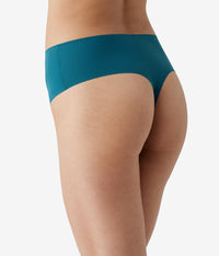 b.bare Hi-Waist Thong: Blue Coral