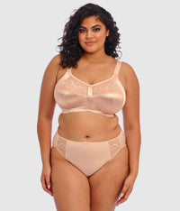 Cate Wire Free Bra: Latte