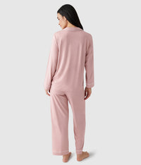 Lease to Lounge Pajama Set: Blush Pink