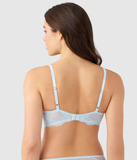 Vivid Attraction Underwire Bra: Soft Sky
