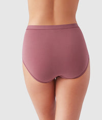 Understated Cotton Brief: Rose Brown