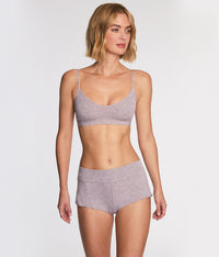 Soft Set Bralette: Cashmere Heather