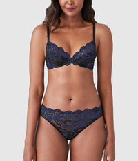 Instant Icon® Underwire Bra: Black/Eclipse