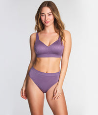 Inside Job™ Wire Free Bra: Italian Grape