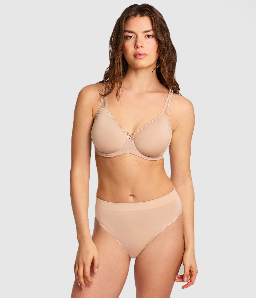 Retro Chic Underwire T-Shirt Bra: Toast – Wacoal