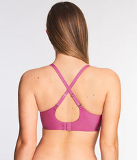 Simply Done T-Shirt Bra: Red Violet