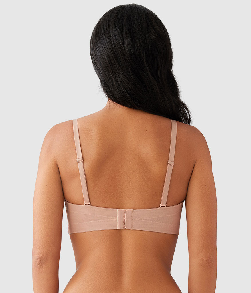 Wacoal Self Assured Strapless Push Up Bra 38C / Roebuck Wacoal Self Assured Strapless Push Up Bra 38C / Roebuck