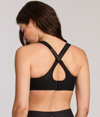 Simone Sport Underwire Bra: Black
