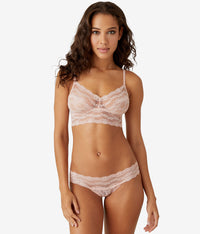 Lace Kiss Bralette: Rose Smoke