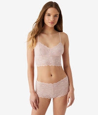 Inspired Eyelet Bralette: Rose Smoke