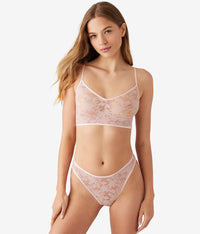 Shadow Scene Bralette: Blush Pink