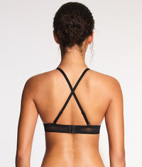 Full Transparency Bralette: Rose Smoke