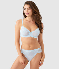Vivid Attraction Underwire Bra: Soft Sky