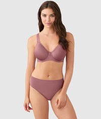 Basic Beauty Spacer Underwire T-Shirt Bra: Rose Brown