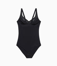 Elevated Allure Wire Free Shaping Body Briefer: Black