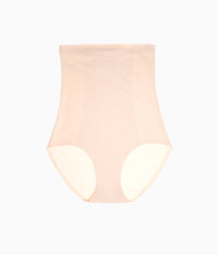 Beyond Naked Cotton Blend Shaping Hi-Waist Brief: Sand