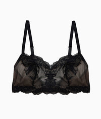 Vivid Attraction Bralette: Black