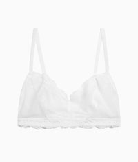 Vivid Attraction Bralette: White