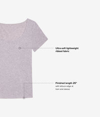 Soft Set Short Sleeve T-Shirt: Cashmere Heather