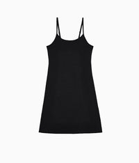 Understated Cotton Chemise: Black