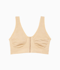 B-Smooth® Front Close Bralette: Sand
