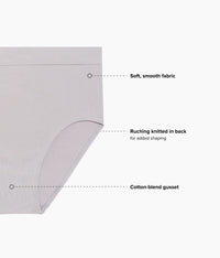B-Smooth® Seamless Brief: Opal Gray