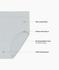 B-Smooth® Seamless Brief: Belgian Block