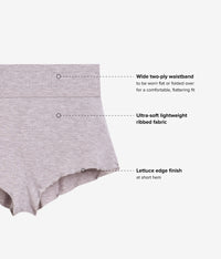 Soft Set Shorty: Cashmere Heather