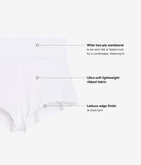 Soft Set  Shorty: White