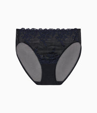 Embrace Lace® Hi-Cut: Black/Night Sky