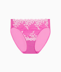 Embrace Lace® Hi-Cut: Wild Azalea/Cradle Pink